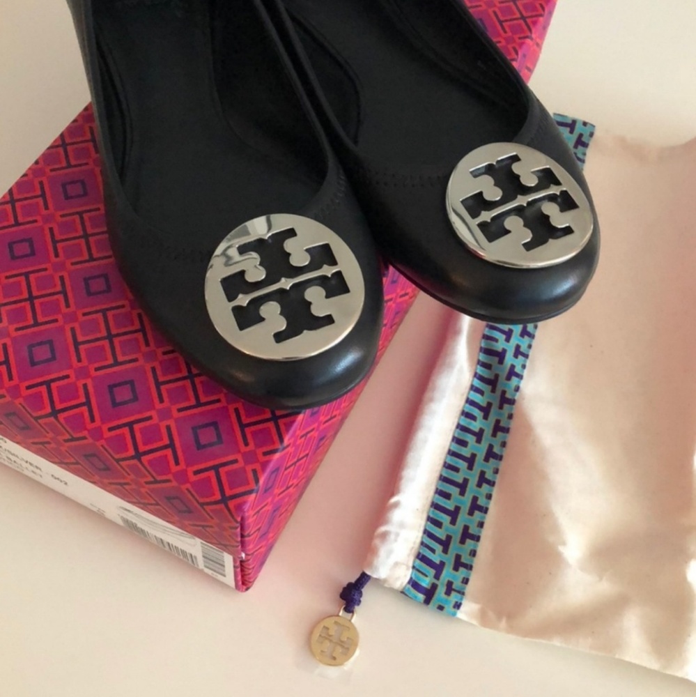 **SOLD **Tory Burch Reva Ballet Flat Mestico